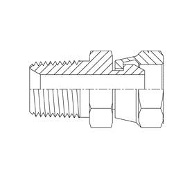 1/4" MALE PIPE X 1/4" FEMALE PIPE SWIVEL