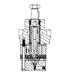 HB MOTOR,10.0 CU IN,2 HOLE SIDE PORT,7/8