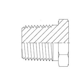 1/4" EXTERNAL HEX PIPE PLUG