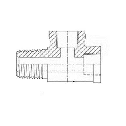 3/8" MALE PIPE X 3/8" FEMALE PIPE X 3/8"