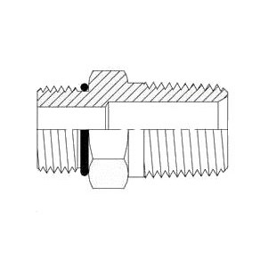 1/4" MALE O-RING BOSS X 1/4" MALE PIPE S