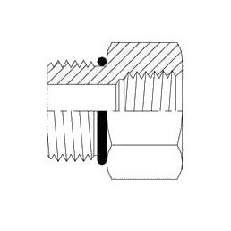 1/4" MALE O-RING BOSS X 1/4" FEMALE PIPE