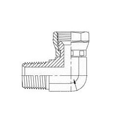 1/4" MALE PIPE X 1/4" FEMALE JIC SWIVEL 