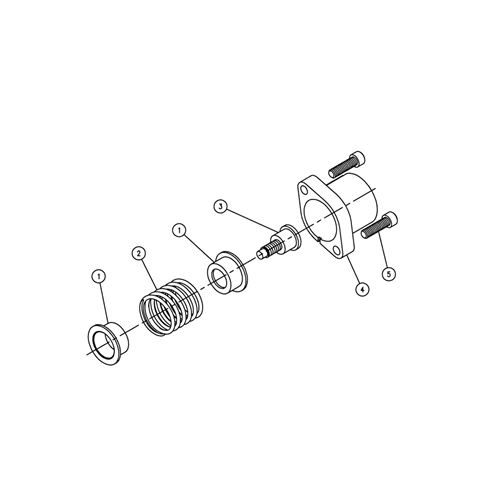 PRINCE, SPRING CENTER KIT, 20 GPM, SERIE