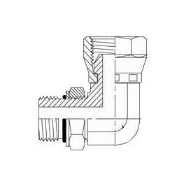 3/8" MALE ADJUSTABLE O-RING BOSS X 3/8" 