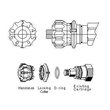 CALIBRATED HANDKNOB CONTROL KIT, H CONTR