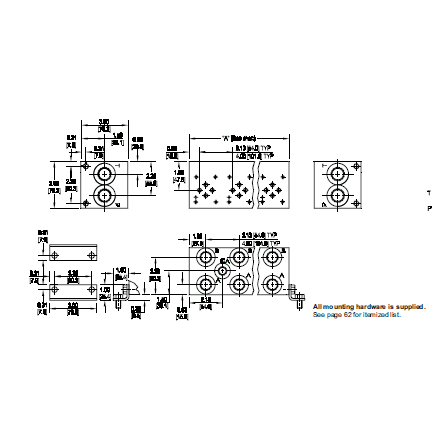 AL DO3, PARALLEL CIRCUIT MANIFOLD, 5 STA