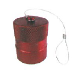 VEP SERIES COUPLER DUST CAP, 1", RED ALU