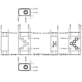 D05 SANDWICH, A AND B TO T, ALUMINUM BOD