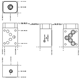 D05 SANDWICH, A TO T, ALUMINUM BODY, 1/4