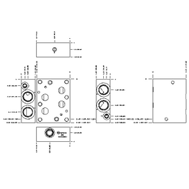 Subplate - P to T, side ports