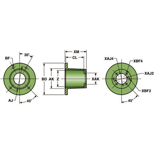 5.75"  PILOT GAS & DIESEL ENGINE MOUNT, 