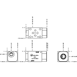 D03 SANDWICH, P TO T PORT 3 EXTERNAL, AL