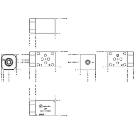 D03 SANDWICH, ON P PORT 3 TO T, ALUMINUM