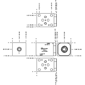 D03 SANDWICH, P TO T, DUCTILE IRON BODY,