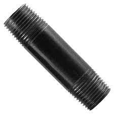 1" X 2" SCH80 XH BLACK PIPE NIPPLE