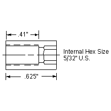 ISO, 03, STUDNUT KIT, 10-24 THREAD, STUD