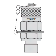 SMK-20-7/16UNF-V-E-W3 TEST COUPLING W/BA