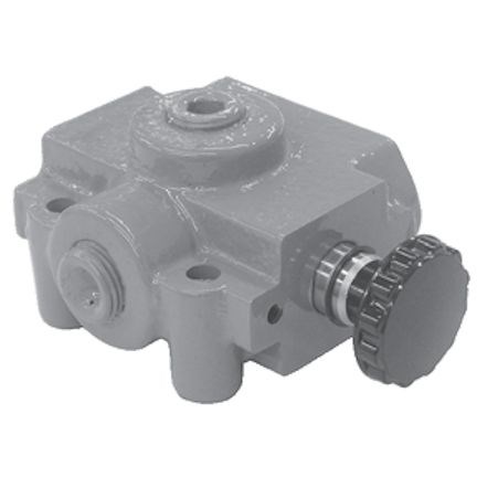 SELECTOR VALVE, 3 WAYS, 2 POSITION, MANU