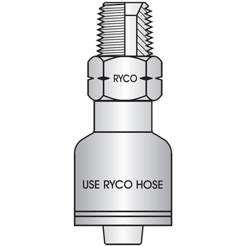 3/8" HOSE X 1/4" NPT MALE, STRAIGHT