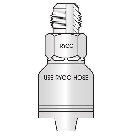 1/2" HOSE X #8 JIC FEMALE, STRAIGHT