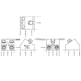 LINE MOUNT, INLINE, CROSS PILOT WITH SHU