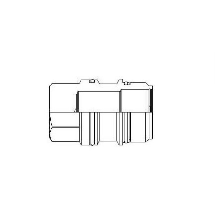 Port 1 to 2 open, port 3 blocked cavity 