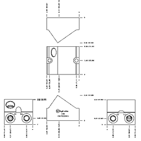 LINE MOUNT, INLINE, CROSS PILOT, ALUMINU