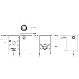 LINE MOUNT, DIRECT MOUNT, DUCTILE IRON B