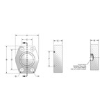 1-1/2" CD 61, BLANKING FLANGE, FLAT FACE