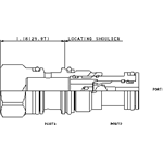 2.5 GPM SINGLE BALL SHUTTLE VALVE W/ SIG