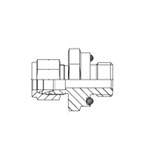 1/4" TUBE OD X 1/4" NPT MALE CONNECTOR, 